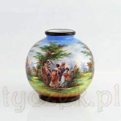 Josef Strnact - zabytkowy wazon z austriackiej ceramiki.