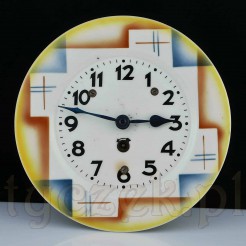 Art Deco kuchenno-jadalniany zegar ceramiczny