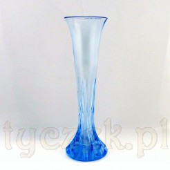 Błękitny wazon typu flet