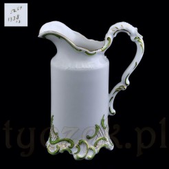 Barokowy mlecznik z saksońskiej porcelany antycznej