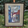 Oryginalny obraz „Pejzaż miejski (Weduta)” Witolda Marcina Podgórskiego – tempera na płótnie