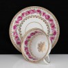 Różane DUO - porcelanowa filiżanka do kawy KPM w pięknych złoceniach