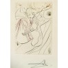 Senne marzenie, surrealistyczna litografia – Salvador Dali – oryginalna grafika słynnego surrealisty