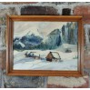 Zima w Zakopanem – nastrojowa akwarela, Kalatówki 1963