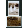 Komplet dwóch zdjęć na łonie natury wykonane w 1930 roku