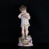 Piękna XIX wieczna figurka z miśnieńskiej porcelany. 