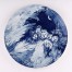 Ekskluzywny talerz z procelany malwoanej kobaltem w Miśni