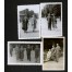 Zestaw czterech zdjęć prezentujących modę damską i męską z 1936 roku