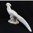 Porcelanowa figurka przedstawiająca szlachetnego ptaka