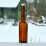 Poniemiecka flaszka z napisami: Vereinigte Grenzmark Brauereien AG Schneidemuhl