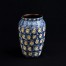 Antyczny wazon z ceramiki zdobionej ręcznie kobaltem