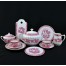 Przykładowy zestaw z kolekcjonerskiej porcelany China Rot