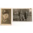 Dwie fotografie polskiego żołnierza- zdjęcie portretowe oraz zdjęcie pamiątkowe z żoną i dzieckiem