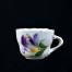 Filiżanka porcelana z malowanym motywem tulipana
