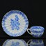 Zabytkowa śląska filiżanka - wzór China Blau