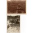Para na łódce oraz dawny tramwaj wodny uwieczniony na pamiątkowych fotografiach 