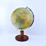 Kolekcjonerski sygnowany globus z lat 50.