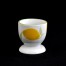 Jajcarka z porcelany pięknie zdobionej cytrynami