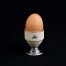 Kolekcjonerski kieliszek na jajko z epoki Art Deco