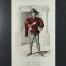 Młody mężczyzna w stroju XV wiecznego francuskiego szlachcica.