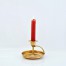 Oryginalny świecznik do przenoszenia - z mosiądzu