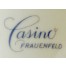 Zbliżenie na reklamowy napis "Casino FRAUENFELD"