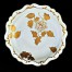 Patera porcelanowa z pięknymi złoceniami sygnowana SORAU Handarbeit