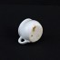 Miniaturowy okaz z białej porcelany