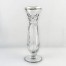 Dostojny i zabytkowy wazon kryształowy w srebrnej oprawie