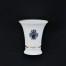 Porcelanowy wazonik z białej porcelany ozdobionej herbem "Jelenia Góra"