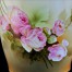 Porcelana dekorowana motywem różowych róż