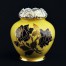 czarno złote róże na szlachetnej porcelanie Schaubach Kunst