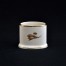 Dekorowana porcelana w kolroze ecru marki KPM ze złoceniami