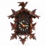 Okazała kukułka z końca XIX wieku- zabytkowy zegar wiszący