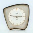 Mauthe zegar ceramiczny o ciekawej formie nerki - Rockabilly - połowa XX wieku