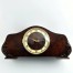 Ładny zegar w drewnianej obudowie z krakelurą 