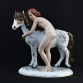 Akt z koniem - okazała porcelanowa figura Rosenthal MH Fritz