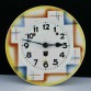 Art Deco kuchenno-jadalniany zegar ceramiczny Spritzdekor