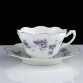 Kolekcjonerskie duo Ohme – fioletowy clematis na białej porcelanie lata 1885 - 1910