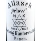 Allasch Orlow H Kantorowicz POSEN Anno 1823 stara butelka z Poznania