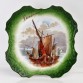Dekoracyjny talerz marynistyka Dunkierka - porcelana francuska