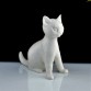 Kot syjamski - biała, figurka marki Rosenthal z połowy XX wieku