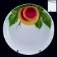 Brzoskwinia - ręcznie malowany talerz z porcelany marki Bavaria