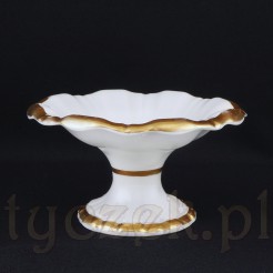 Kolekcjonerska cukiernica otwarta KPM Waldenburg – śląska porcelana biedermeier