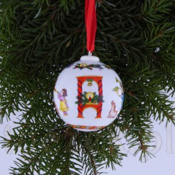 Porcelanowa bombka z 2001 roku - edycja limitowana tzw. roczna