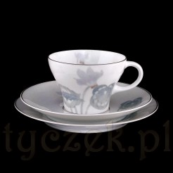 Rosenthal Bavaria - secesyjne trio w fiołki alpejskie
