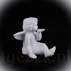 Putto przesyła buziaka - figurka biskwitowa Rosenthal