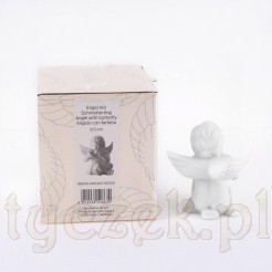 Aniołek z motylem - porcelanowa figurka Rosenthal w opakowaniu