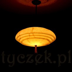 Świecący antyk - lampa w kolorze tygrysim