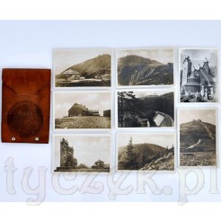 Komplet dawnych zdjęć z Gór wraz z etui Schneekoppe